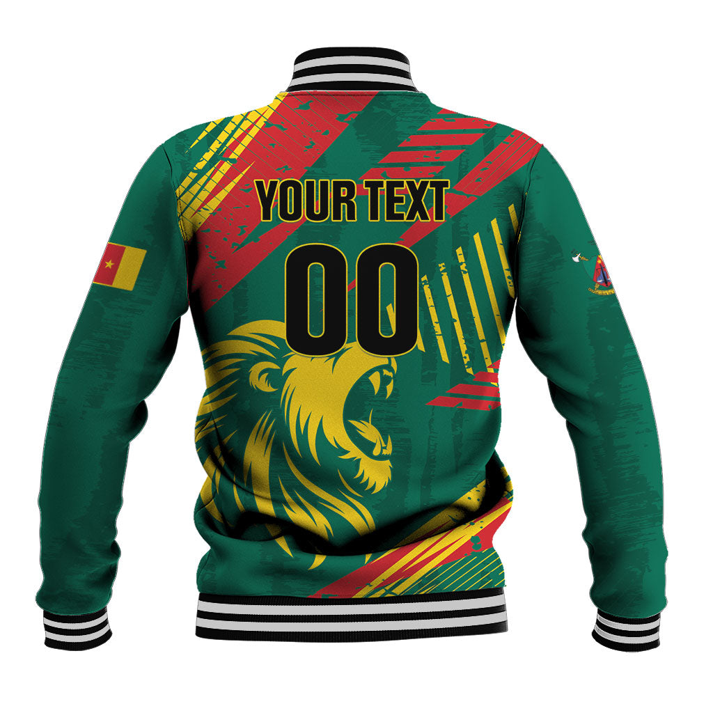 Custom Cameroon 2026 Football Baseball Jacket Les Lionnes Indomptables