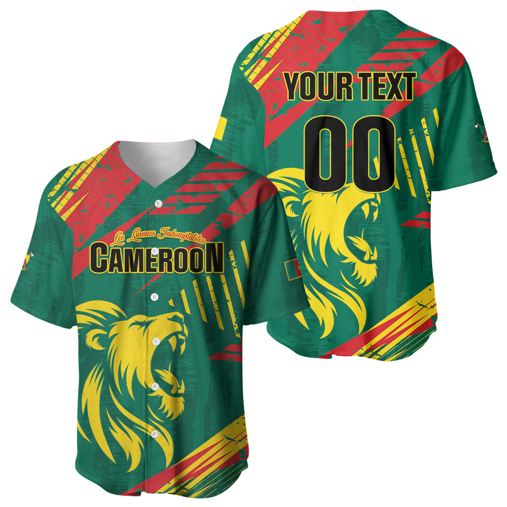 Custom Cameroon 2026 Football Baseball Jersey Les Lionnes Indomptables