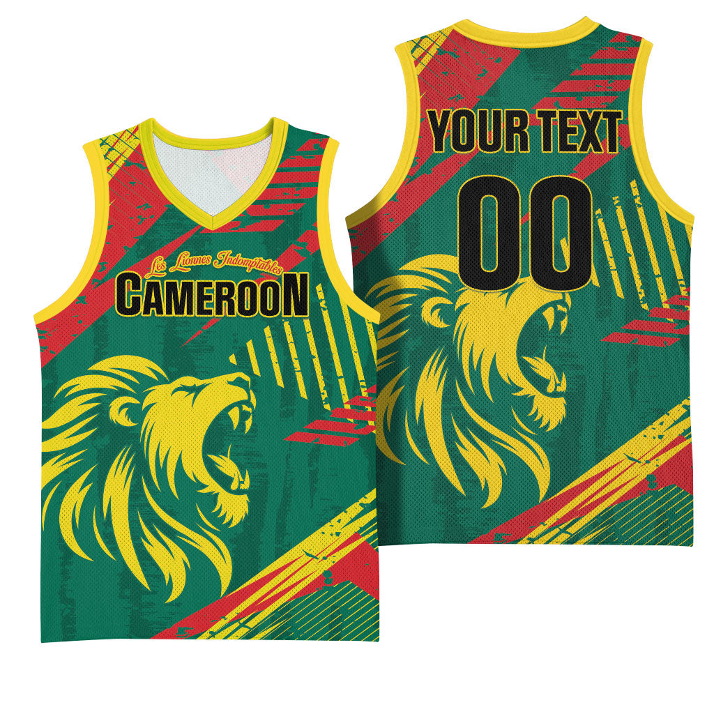 Custom Cameroon 2026 Football Basketball Jersey Les Lionnes Indomptables