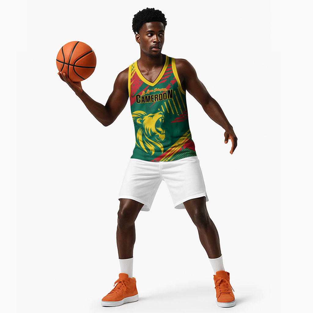 Custom Cameroon 2026 Football Basketball Jersey Les Lionnes Indomptables