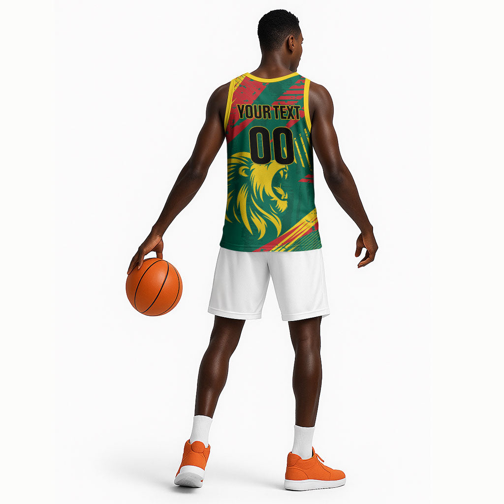 Custom Cameroon 2026 Football Basketball Jersey Les Lionnes Indomptables