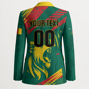 Custom Cameroon 2026 Football Blazer Les Lionnes Indomptables