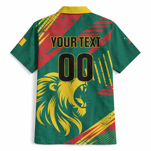 Custom Cameroon 2026 Football Hawaiian Shirt Les Lionnes Indomptables