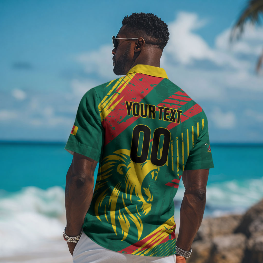 Custom Cameroon 2026 Football Hawaiian Shirt Les Lionnes Indomptables