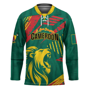 Custom Cameroon 2026 Football Hockey Jersey Les Lionnes Indomptables