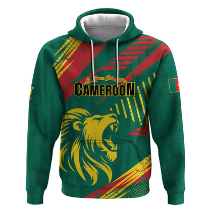 Custom Cameroon 2026 Football Hoodie Les Lionnes Indomptables