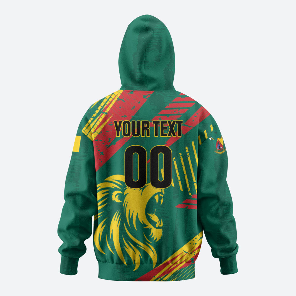 Custom Cameroon 2026 Football Hoodie Les Lionnes Indomptables