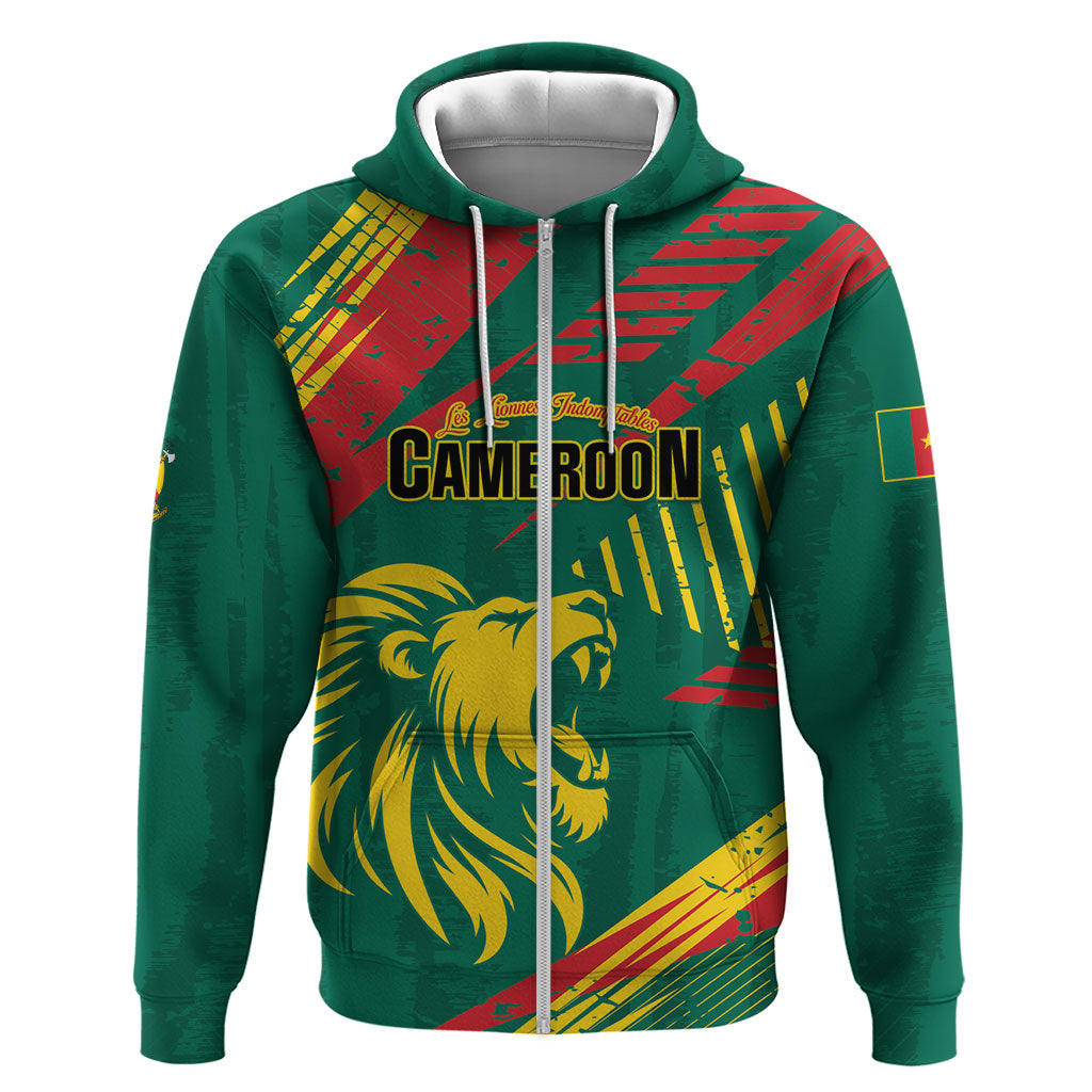 Custom Cameroon 2026 Football Hoodie Les Lionnes Indomptables