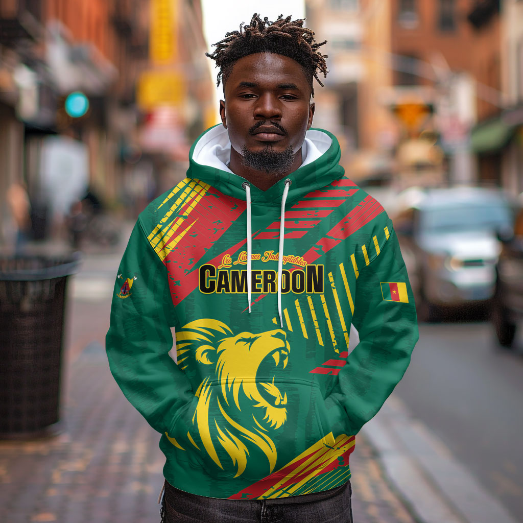 Custom Cameroon 2026 Football Hoodie Les Lionnes Indomptables