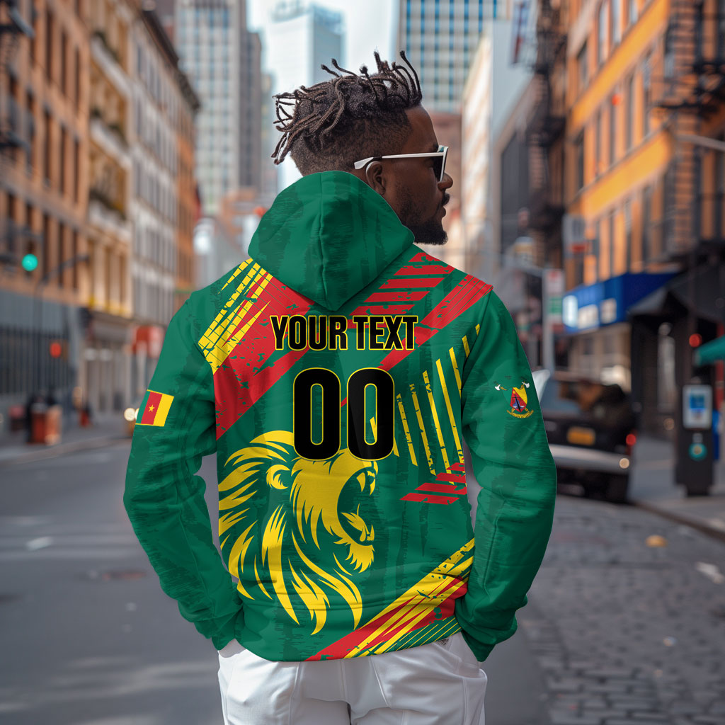 Custom Cameroon 2026 Football Hoodie Les Lionnes Indomptables