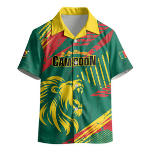 Custom Cameroon 2026 Football Kid Hawaiian Shirt Les Lionnes Indomptables