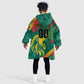Custom Cameroon 2026 Football Kid Wearable Blanket Hoodie Les Lionnes Indomptables