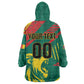 Custom Cameroon 2026 Football Kid Wearable Blanket Hoodie Les Lionnes Indomptables