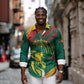 Custom Cameroon 2026 Football Long Sleeve Button Shirt Les Lionnes Indomptables