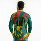 Custom Cameroon 2026 Football Long Sleeve Polo Shirt Les Lionnes Indomptables