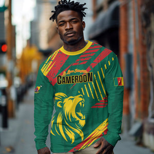 Custom Cameroon 2026 Football Long Sleeve Shirt Les Lionnes Indomptables