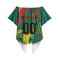 Custom Cameroon 2026 Football Off Shoulder Wrap Waist Top Les Lionnes Indomptables