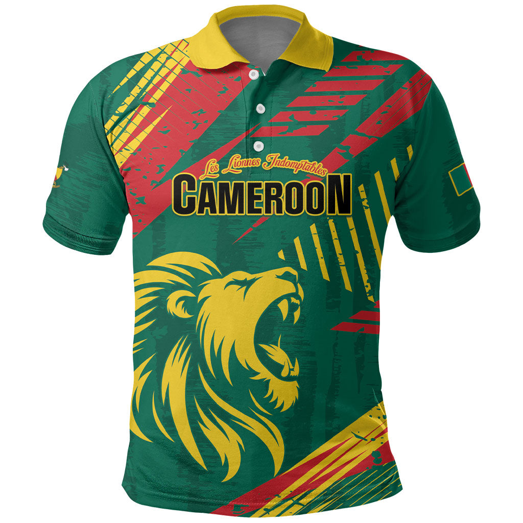 Custom Cameroon 2026 Football Polo Shirt Les Lionnes Indomptables
