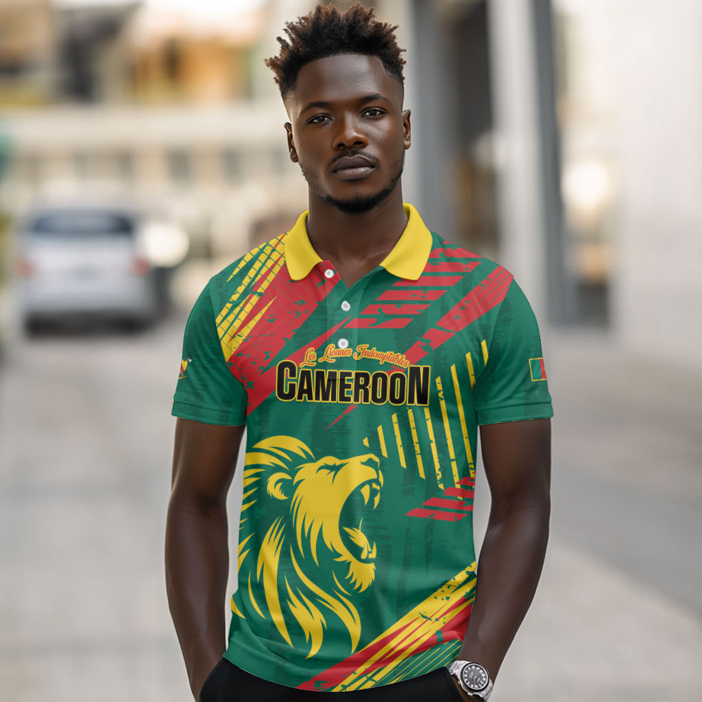 Custom Cameroon 2026 Football Polo Shirt Les Lionnes Indomptables