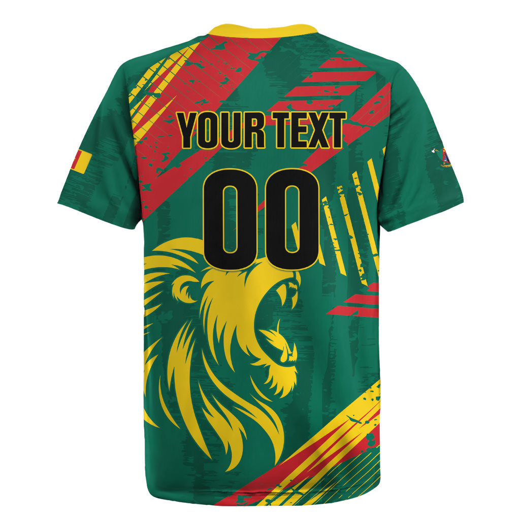 Custom Cameroon 2026 Football Rugby Jersey Les Lionnes Indomptables
