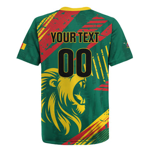 Custom Cameroon 2026 Football Rugby Jersey Les Lionnes Indomptables