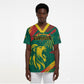 Custom Cameroon 2026 Football Scrub Top Les Lionnes Indomptables