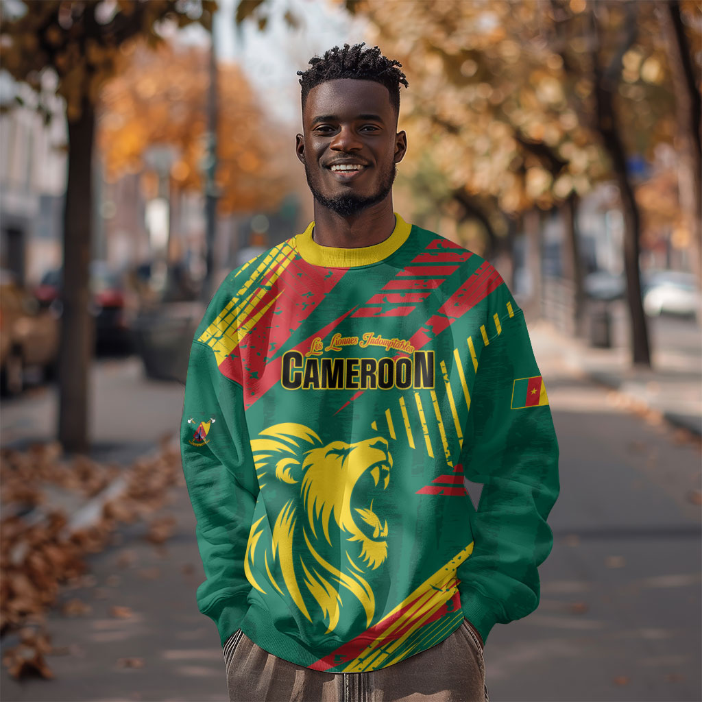 Custom Cameroon 2026 Football Sweatshirt Les Lionnes Indomptables