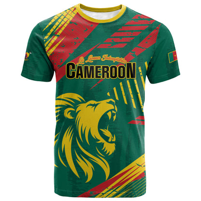 Custom Cameroon 2026 Football T shirt Les Lionnes Indomptables