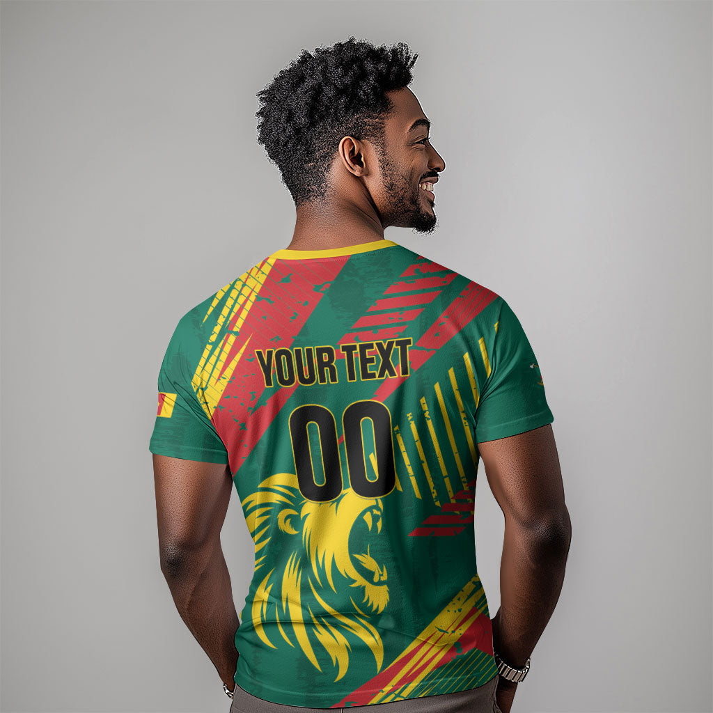 Custom Cameroon 2026 Football T shirt Les Lionnes Indomptables