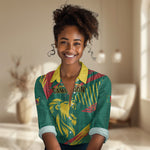 Custom Cameroon 2026 Football Women Casual Shirt Les Lionnes Indomptables