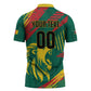 Custom Cameroon 2026 Football Zipper Polo Shirt Les Lionnes Indomptables