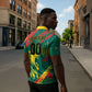 Custom Cameroon 2026 Football Zipper Polo Shirt Les Lionnes Indomptables
