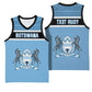 Personalized Botswana Basketball Jersey with Tswana Pula and African Pattern - African Pride
