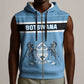 Personalized Botswana Sleeveless Zip Hoodie with Tswana Pula and African Pattern - African Pride