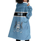 Personalized Botswana Wearable Blanket Hoodie with Tswana Pula and African Pattern