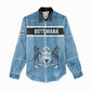 Personalized Botswana Women Casual Shirt with Tswana Pula and African Pattern LT01