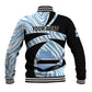 Personalized Botswana Independence Day Baseball Jacket - Lefatshe la Botswana with Zebra Pattern LT01