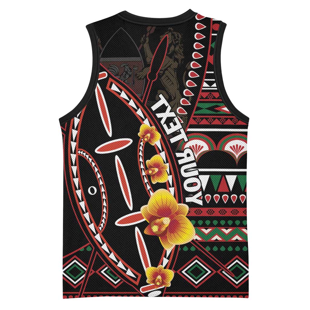 Personalized Kenya Basketball Jersey Jamhuri Day, Kenya Shield - African Pride