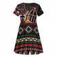 Personalized Kenya Kid Short Sleeve Dress Jamhuri Day, Kenya Shield
