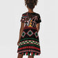 Personalized Kenya Kid Short Sleeve Dress Jamhuri Day, Kenya Shield
