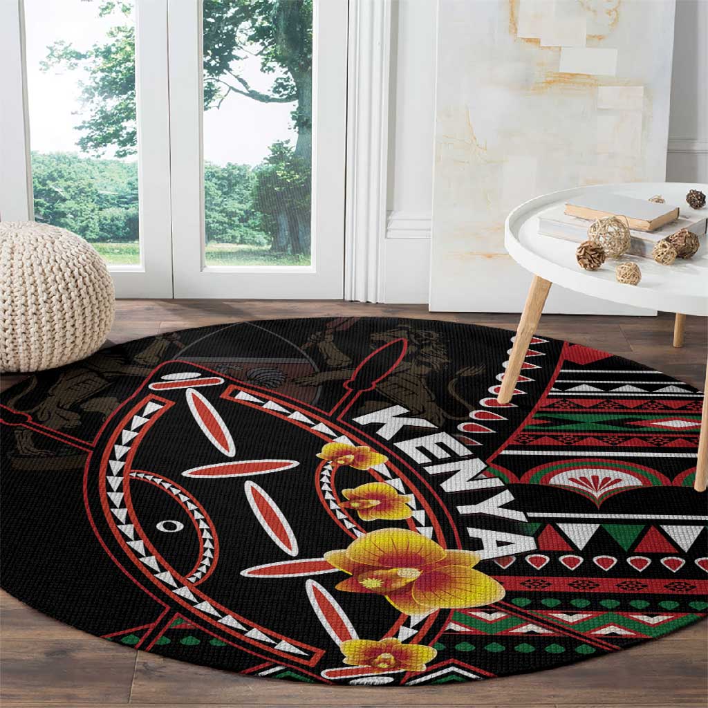 Kenya Round Carpet Jamhuri Day, Kenya Shield