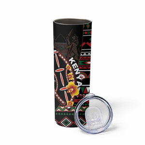 Personalized Kenya Skinny Tumbler Jamhuri Day, Kenya Shield