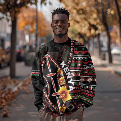 Personalized Kenya Sweatshirt Jamhuri Day, Kenya Shield