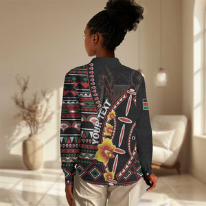 Personalized Kenya Women Casual Shirt Jamhuri Day, Kenya Shield LT01