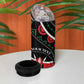 Personalized Kenya 4 in 1 Can Cooler Tumbler Harambee African Pattern - Coat of Arms Design
