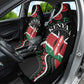 Kenya Car Seat Cover Harambee African Pattern - Coat of Arms Design