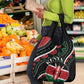 Kenya Grocery Bag Harambee African Pattern - Coat of Arms Design