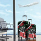 Kenya Luggage Cover Harambee African Pattern - Coat of Arms Design