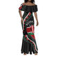 Personalized Kenya Mermaid Dress Harambee African Pattern - Coat of Arms Design