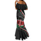 Personalized Kenya Mermaid Dress Harambee African Pattern - Coat of Arms Design